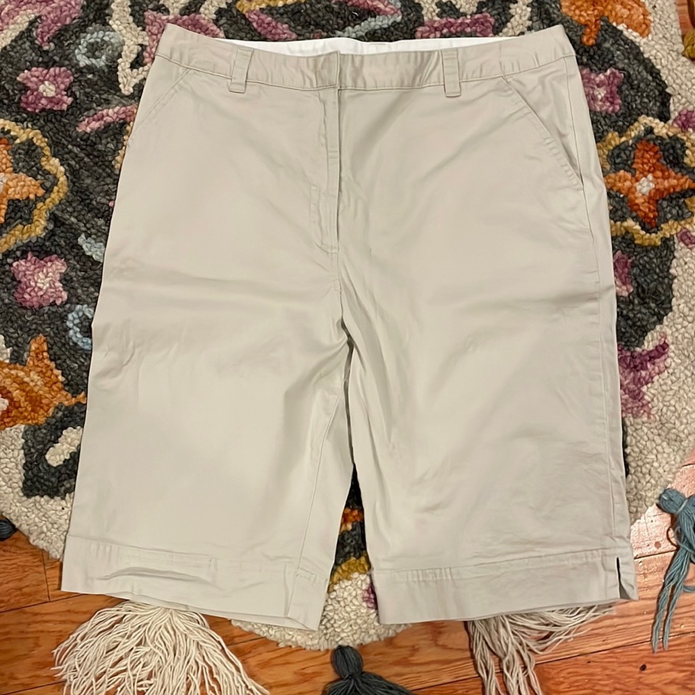 Size 16 womens Kim Rogers Bermuda shorts khaki